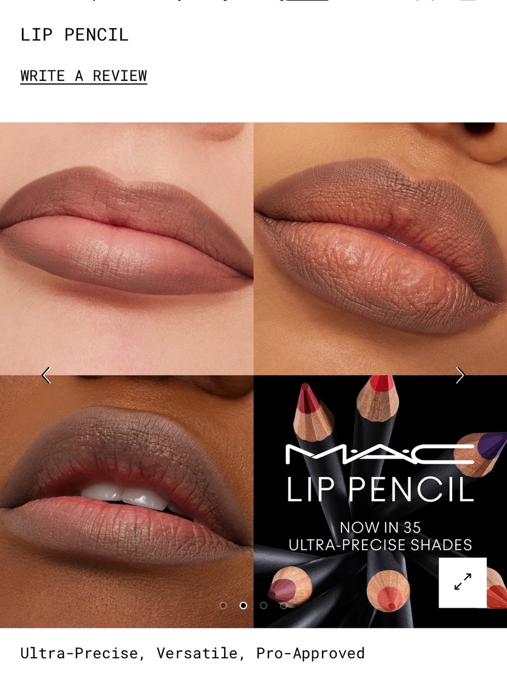 Mac Lip pencil liner stone